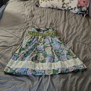 Ladies Small Cottagecore Babydoll Princess Mini Dress